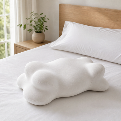 No Snore Cloud Pillow, white