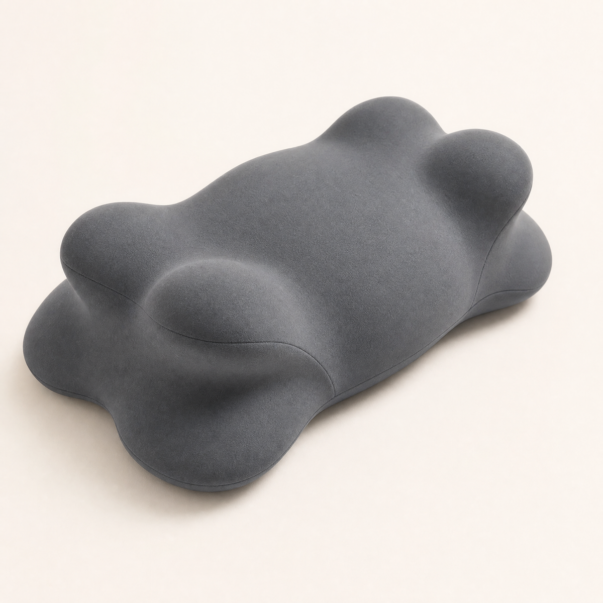 No Snore Cloud Pillow, grey