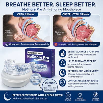 NoSnore Pro™ Anti-Snoring Mouthpiece